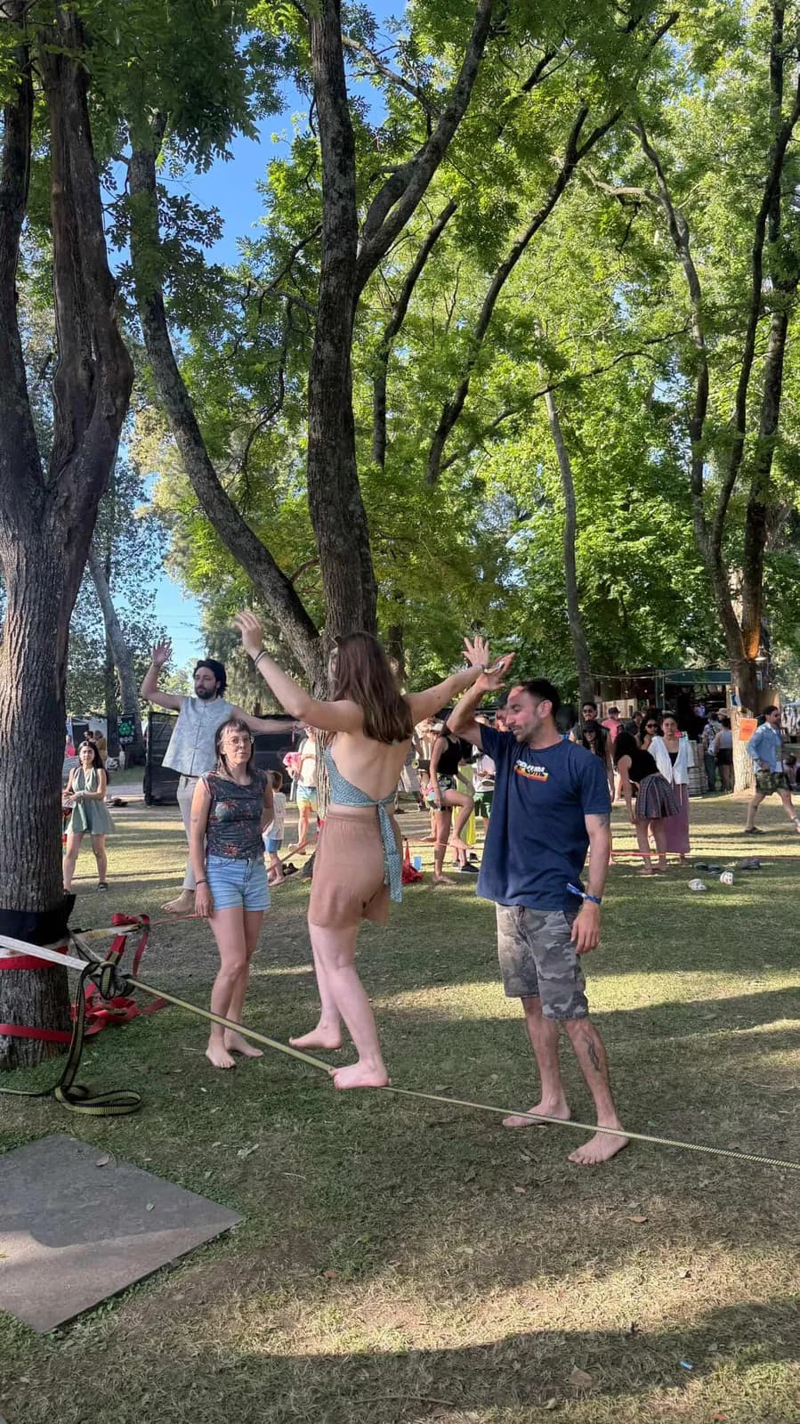 Slackline San Pedro